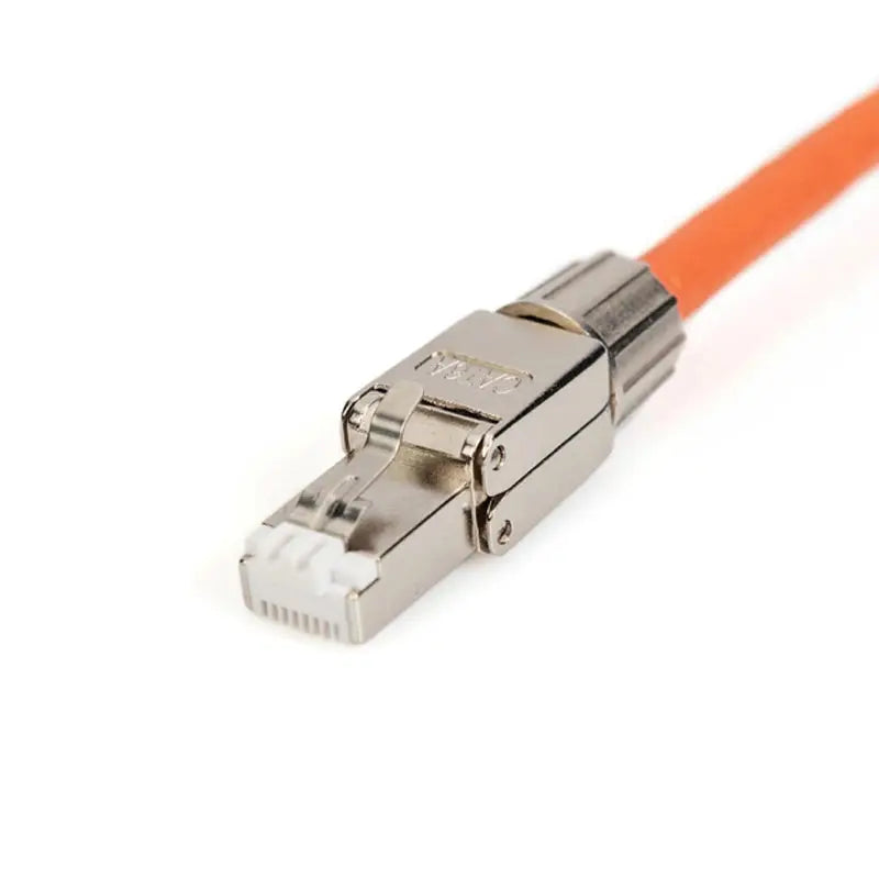 RJ45 8P8C Cat 6A Cat7 Field Connector Full Shielded Termination Plug Toolless Modular Plug for 23AWG Solid Installation Cables Smart_Life_Tech