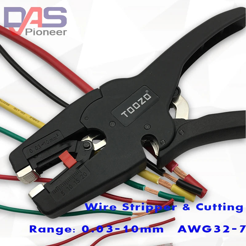 Self-Adjusting insulation Wire Stripper range 0.03-10mm2 With High Quality wire stripping Cutter Range 0.03-10mm Flat Nose
