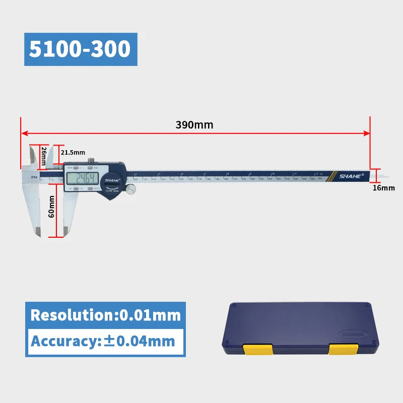 150/200/300mm Electronic Digital Caliper With Extra Large LCD Screen Digital Vernier Caliper Micrometer Paquimetro Digital