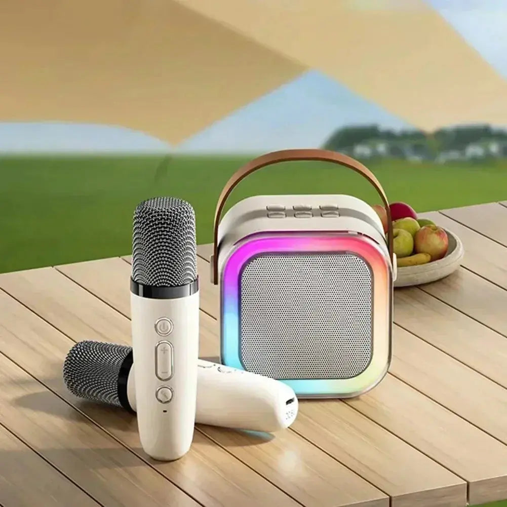 NEW Hot K12 Bluetooth Speaker Portable Home Cute Karaoke Mini Wireless Audio with Microphone K Song Family Singing Machine Smart_Life_Tech