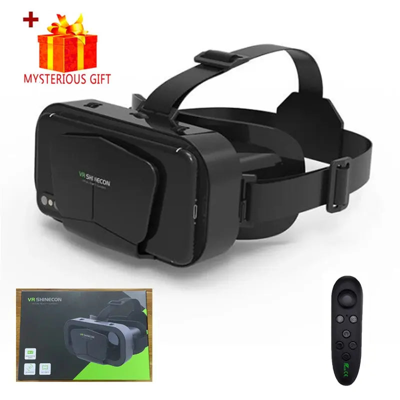 3D Virtual Reality VR Glasses Headset Devices Helmet Lenses Goggles Smart For Smartphones Phone Cell Mobile Game Viar Viewer Set Smart_Life_Tech