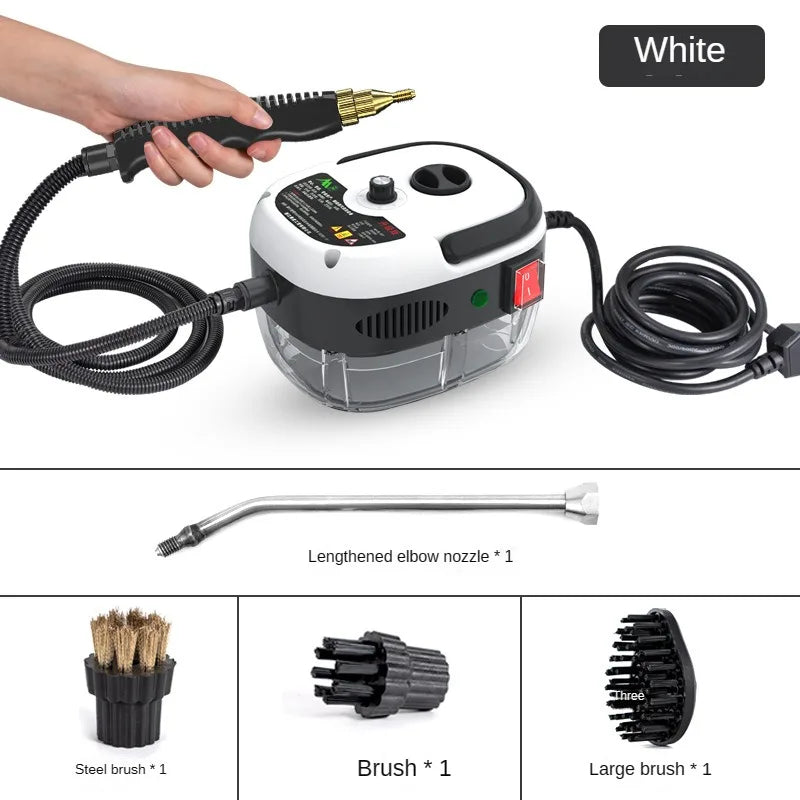 2500W Steam Cleaner High Temperature Pressure Washer Steam Cleaning Machine For Home Air Conditioning Kitchen Hood Car 1200ml