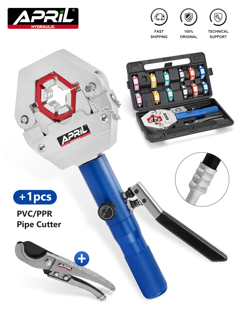Hydraulic Hose Crimper Hydra-Krimp 71500 Manual A/C Hose Crimper Kit Air Conditioning Repaire Handheld Hydraulic Crimping Tool