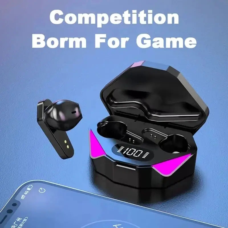 TWS Wireless Bluetooth Headset LED Display Gamer Earbuds with Mic Wireless Headphones Noise Cancelling Bluetooth Earphones X15 Smart_Life_Tech