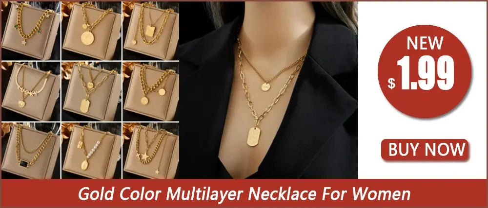 DIEYURO 316L Stainless Steel 3in1 Crossover Snake Chain Necklace Bracelets For Women Girl New Fashion Waterproof Jewelry Set Smart_Life_Tech