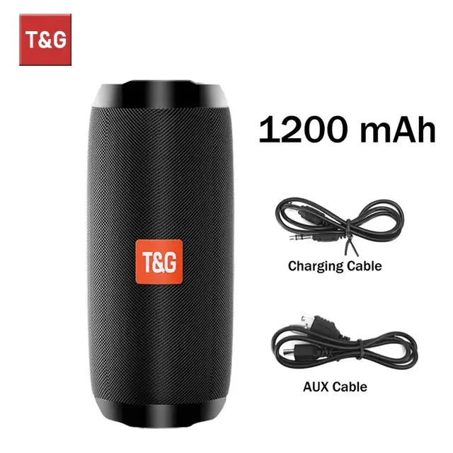 Bluetooth Speaker T&G TG117 Portable TWS Sound Box Waterproof Loudspeaker Outdoor Stereo Surround Speakers Support TF FM Radio Smart_Life_Tech