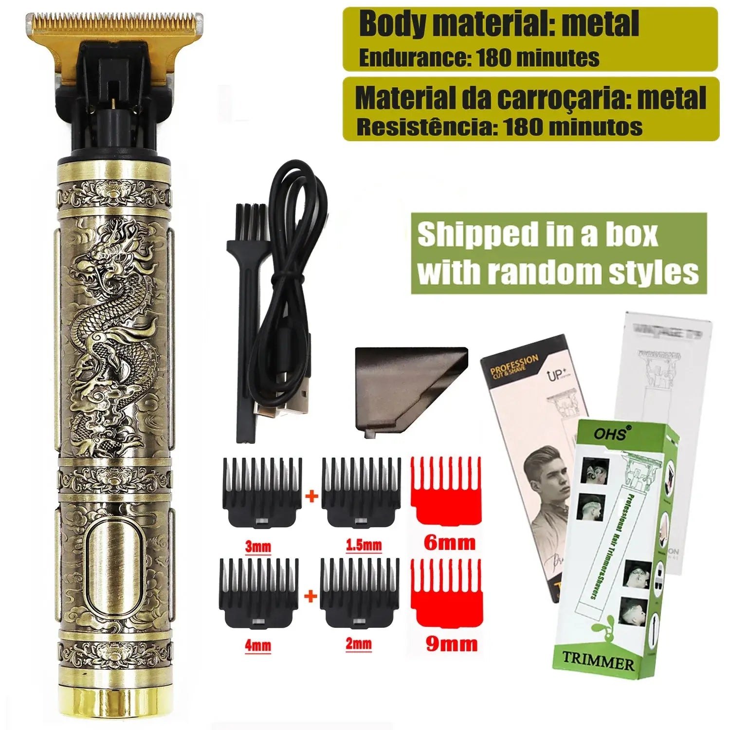 T9 Hair Clipper Repair Beard Shaving Body Hair Trimmer Clippers Electric Machine Men Haircut Machine 0mm Barber Shaver Smart_Life_Tech