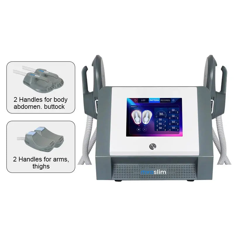 MYOslim EMS Body Building Machine RF Fat Removal 2 Handles Muscle Sculpting Body Muscle Stimulation for Fitness And Wellness Smart_Life_Tech