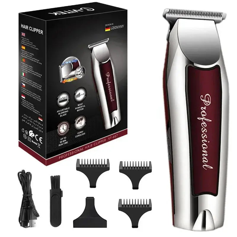 Rechargeable Hair Clipper For Men Grooming Kit Professional Electric Beard Hair Trimmer Body Edge Outline Detail Haircut Machine Smart_Life_Tech
