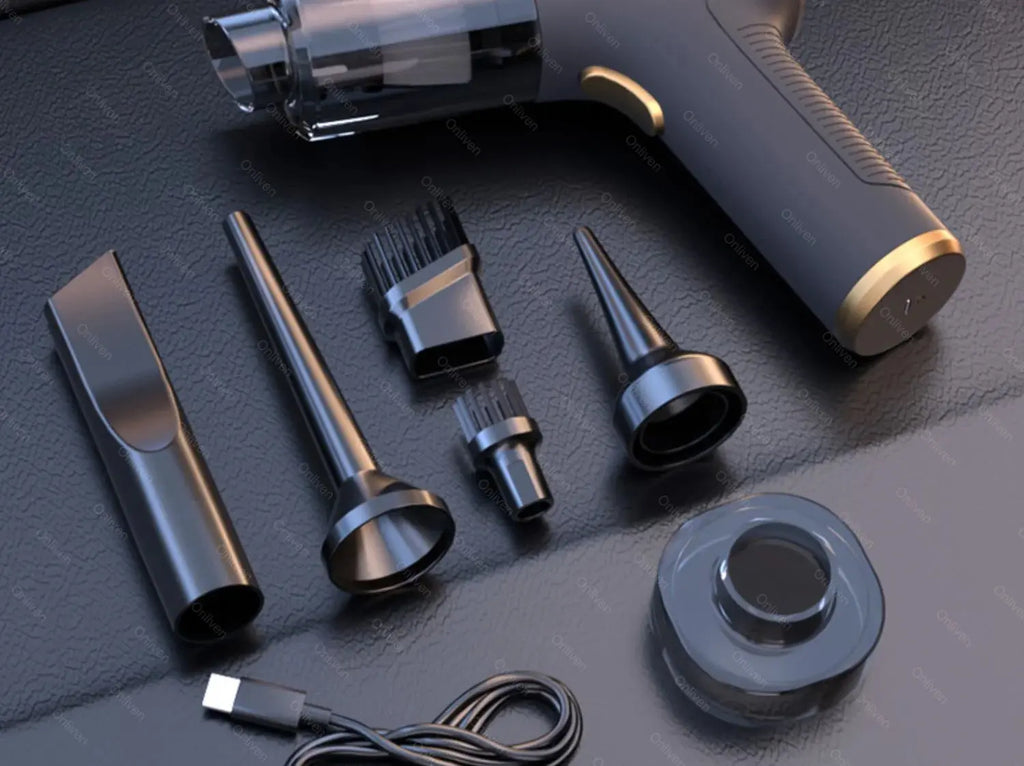SZUK 2025 Car Vacuum Cleaner New Mini Vacuum Cleaner Strong Suction Wireless Portable Cleaner Handheld vacuum Cleaner for car Smart_Life_Tech