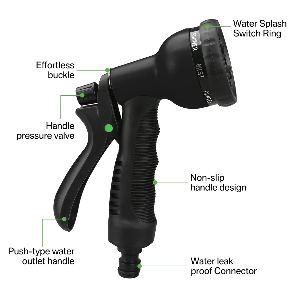 Expandable Magic High Pressure Car Cleaning Wash Hose With Spray Gun Set Outdoor Watering Irrigation Tool For Home Garden Plants
