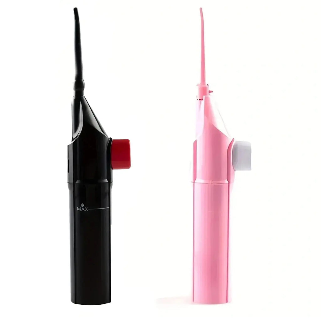 Household High Pressure Oral Irrigator Portable Teeth Clean Water Dental Floss Manual High Pressure Water Toothpick Smart_Life_Tech