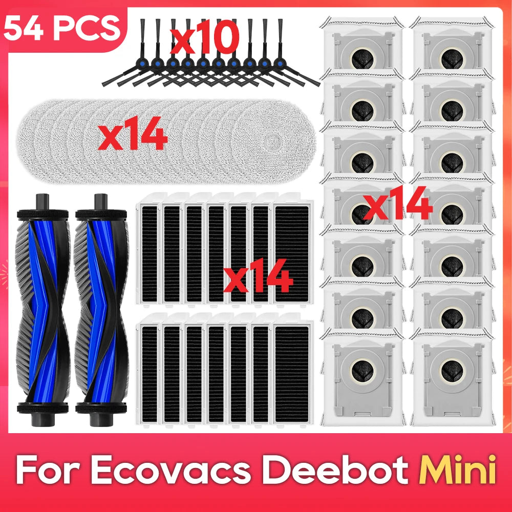 Fit for ( Ecovacs Deebot Mini ) Accessories Main Side Brush Dust Bag Mop Cloth Spare Parts