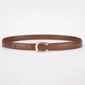 High-quality Women's Fashionable Belt C-shaped Buckle Smooth Buckle Temperament Double-sided Gift For Mother Using Belt Smart_Life_Tech