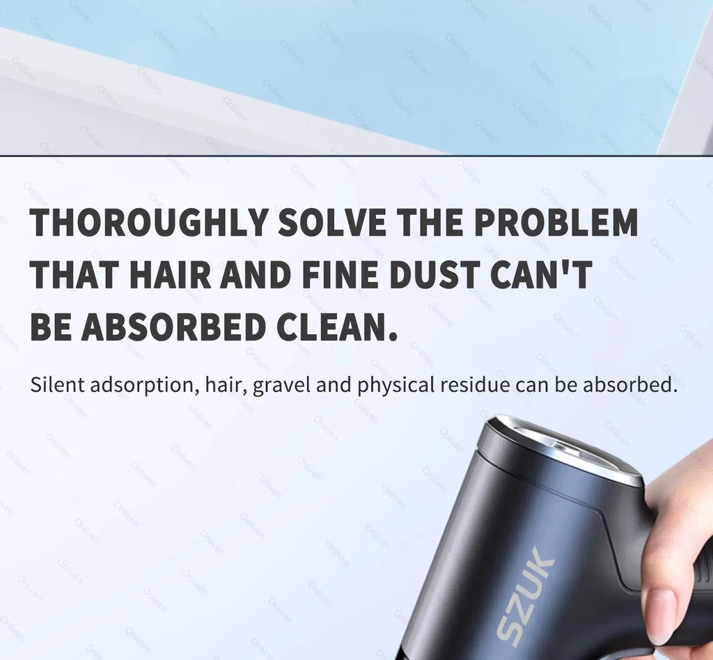 SZUK 2025 Car Vacuum Cleaner New Mini Vacuum Cleaner Strong Suction Wireless Portable Cleaner Handheld vacuum Cleaner for car Smart_Life_Tech