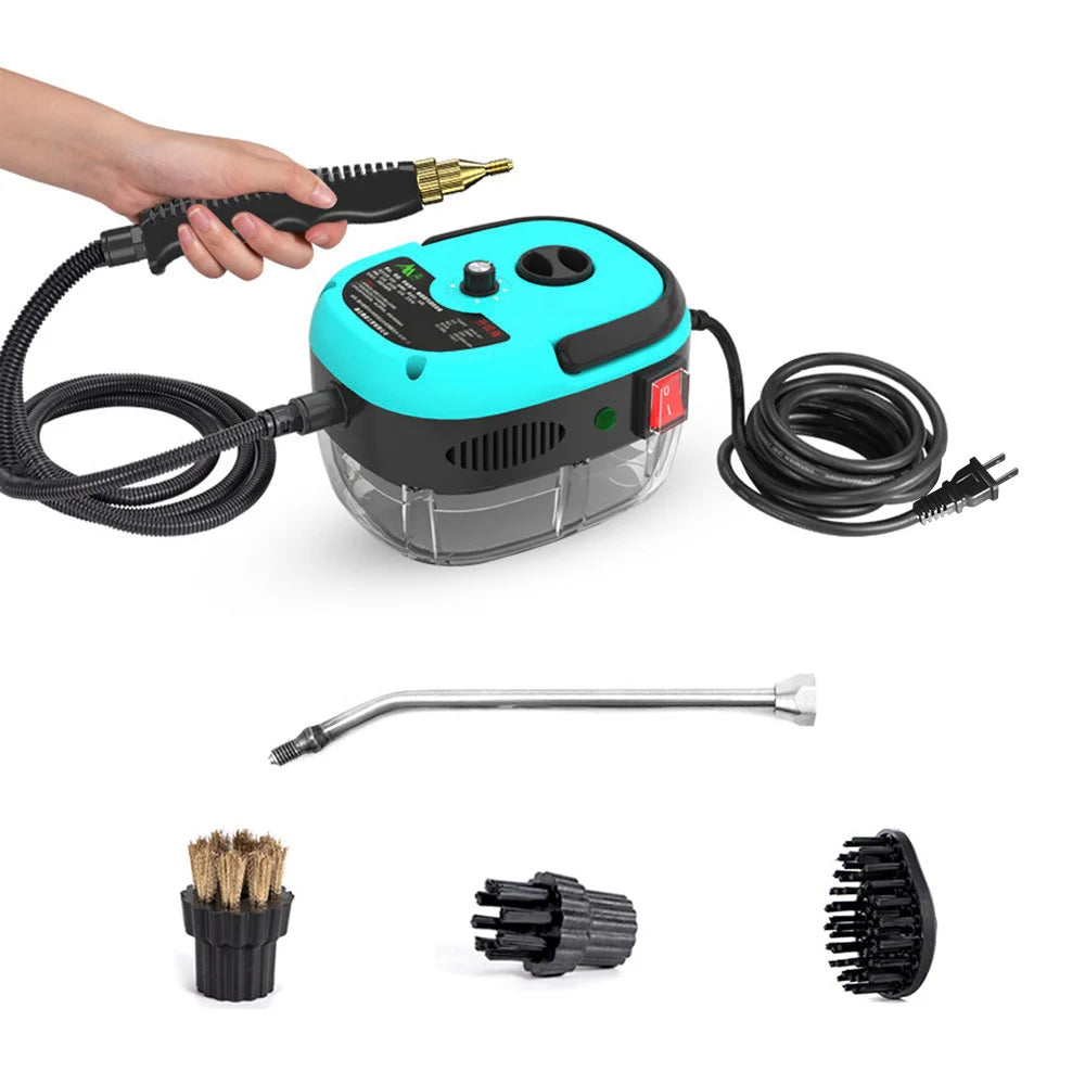 2500W Steam Cleaner High Temperature Pressure Washer Steam Cleaning Machine For Home Air Conditioning Kitchen Hood Car 1200ml