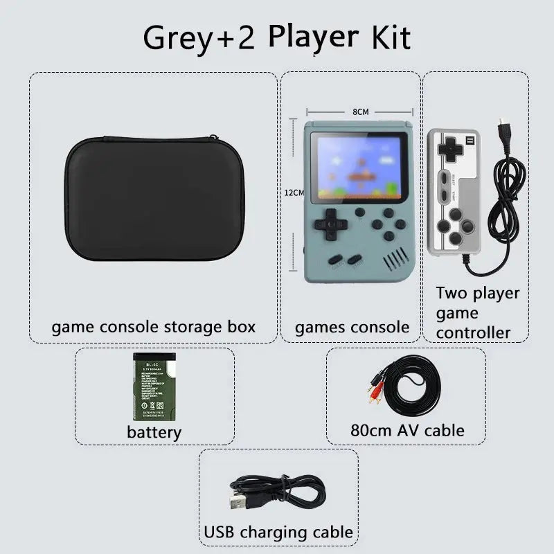 Built-in 500+ Classic arcade retro games Console for TV 5 inch Video Game Handheld Game Player for Game boy two player games Smart_Life_Tech