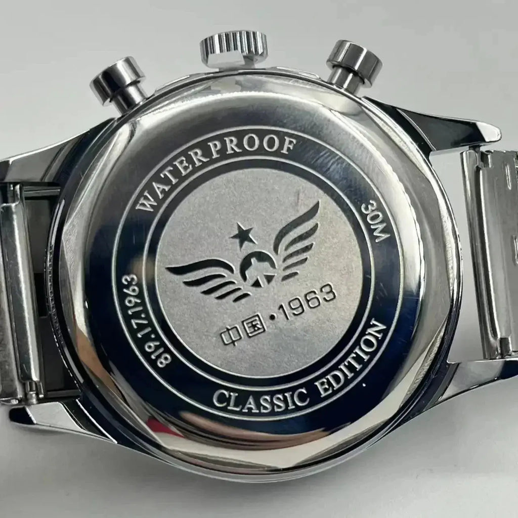 Men's watches 1963 pilot automatic watch 42mm waterproof retro quartz chronograph vintage dress watch Smart_Life_Tech