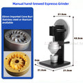 HomeWise Coffee Grinder 83mm Conical Burrs Stainless Steel Turkish Coffee Milling Machine Professional Espresso Coffee Bean Mill