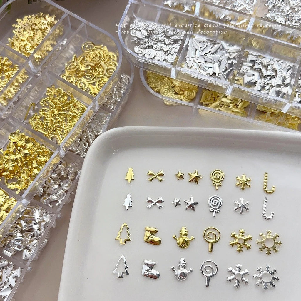 Ribbon Pearl Ball Nail Art Accessories Decorations Tools