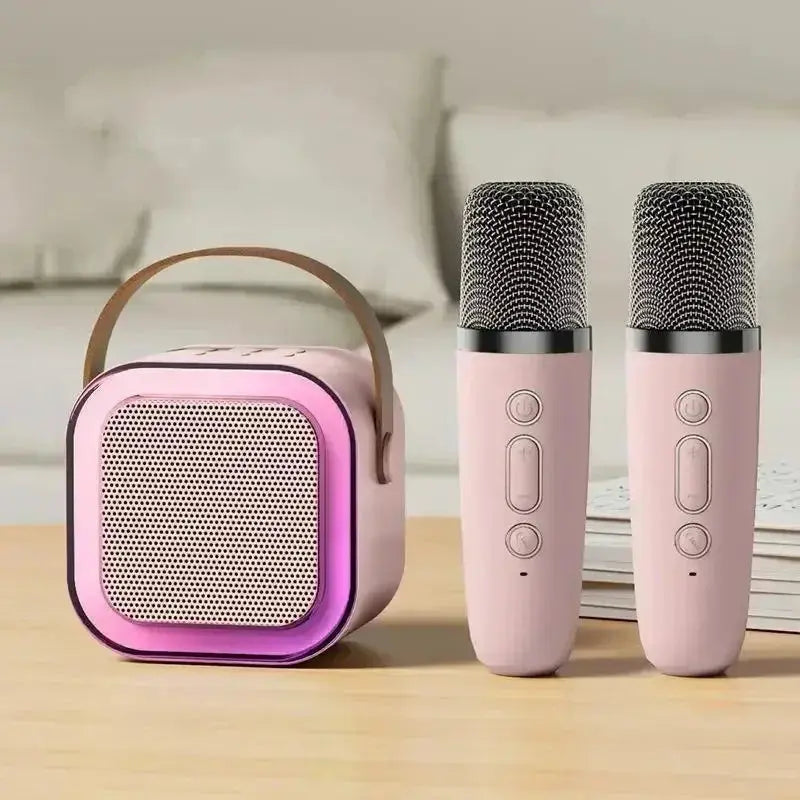 NEW Hot K12 Bluetooth Speaker Portable Home Cute Karaoke Mini Wireless Audio with Microphone K Song Family Singing Machine Smart_Life_Tech