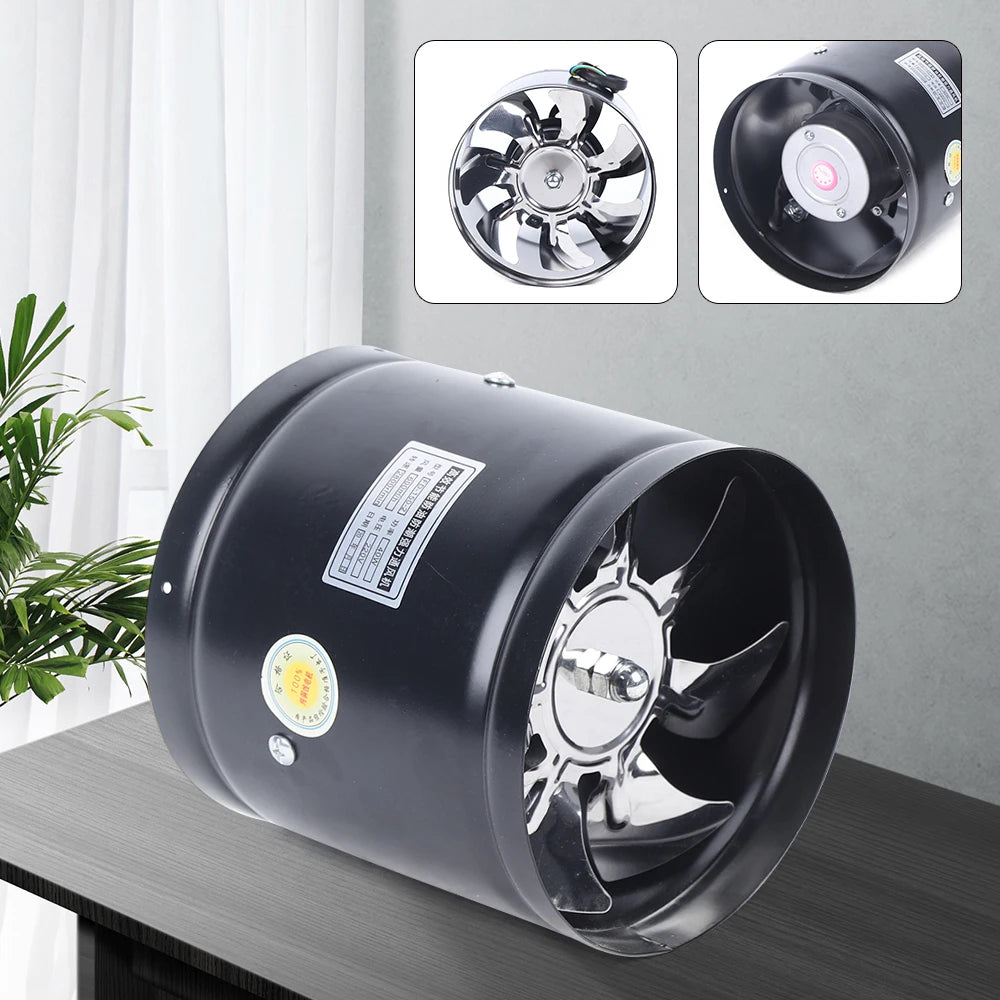 220V 150mm High Speed Exhaust Fan Household Air Ventilator Kitchen Bathroom Ceiling Silent Exhaust Fan Corrosion Resistance