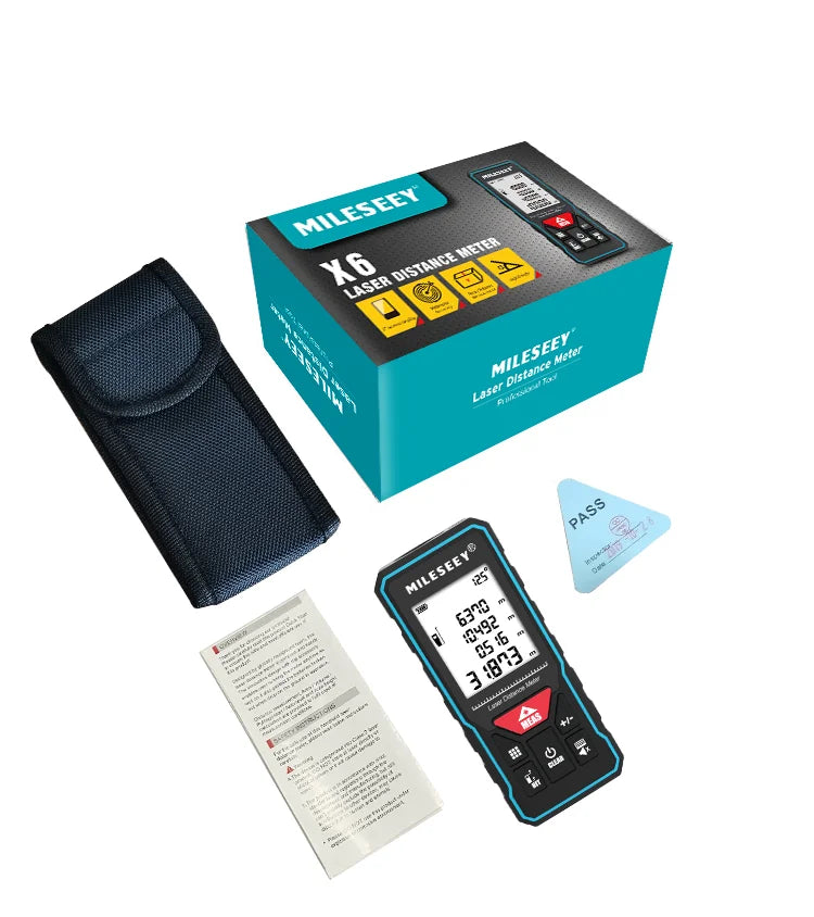 Mileseey X5 X6 S6 New Model Laser Rangefinder Tool Distance Measure Meter High Precision Instrument For Decorate House Kits
