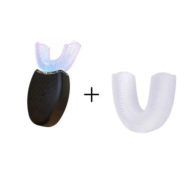 U-Type Toothbrush 360 Degrees Intelligent Silicon Head Sonic Electric Toothbrush Automatic USB Charge Waterproof Toothbrush Smart_Life_Tech