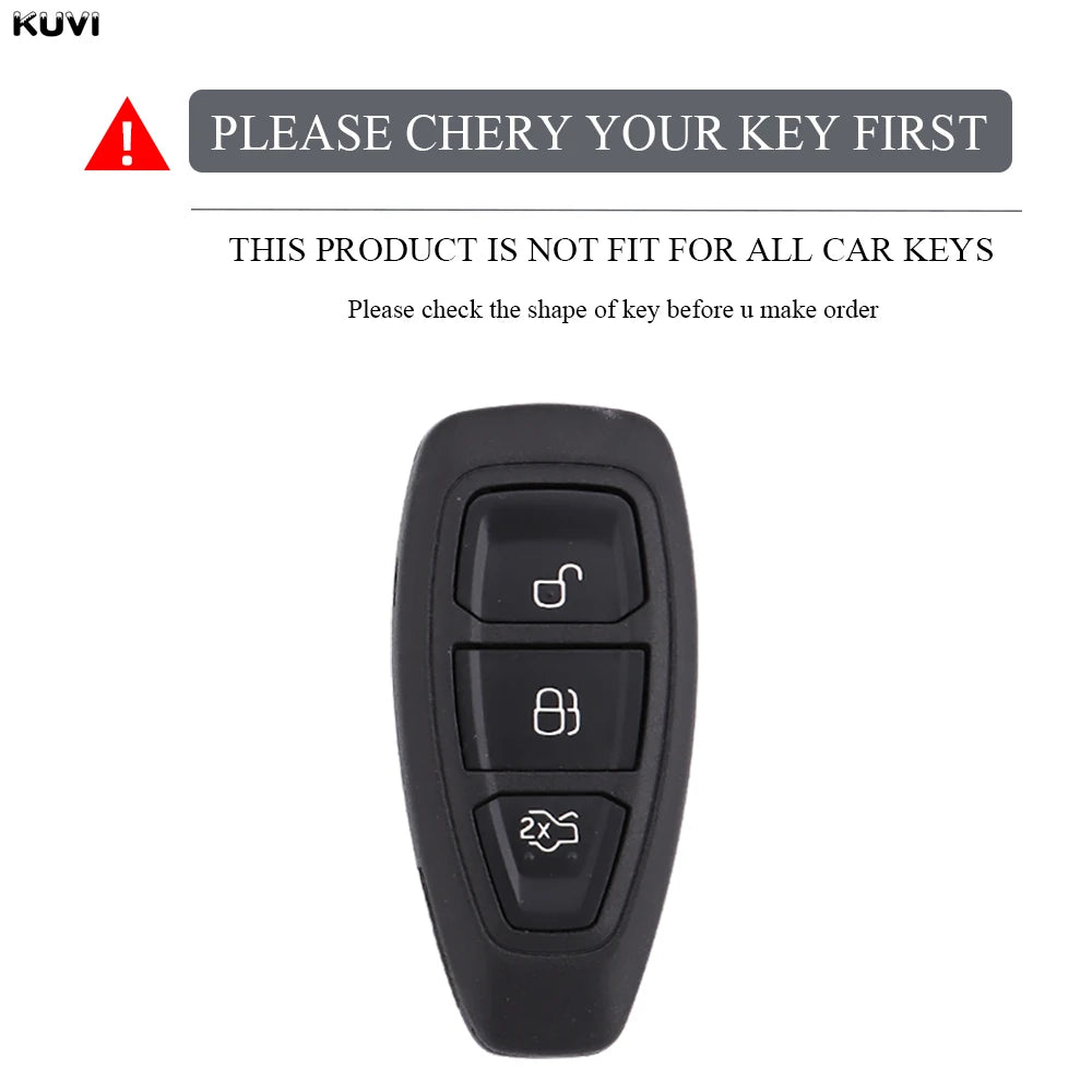 New TPU Car Smart Key Case Cover Shell For Ford Focus 3 4 ST Mondeo MK3 MK4 Fiesta Fusion Kuga Ecosport Protect Fob Accessories