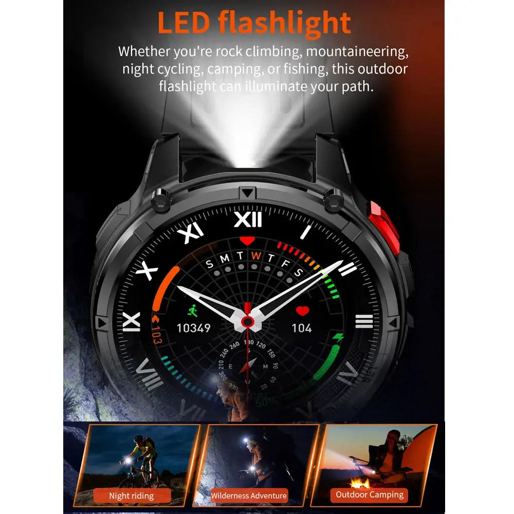 2026 New T-Rex3 Pro 1100mAh Battery Smart Watch GPS path 5ATM Waterproof Sports Run tracker Outdoors Compass Military Smartwatch Smart_Life_Tech