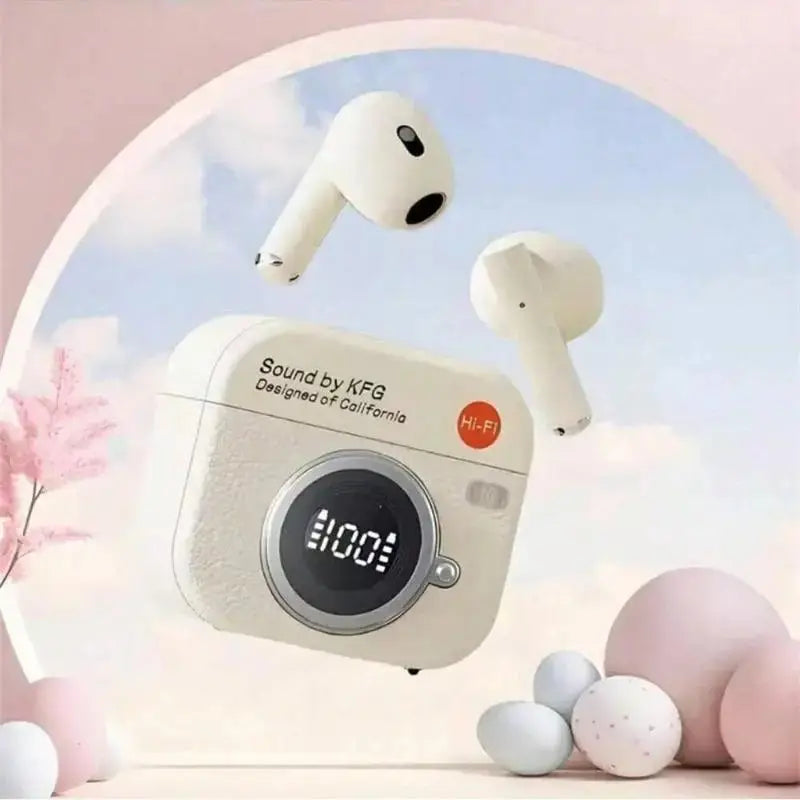Q86 Bluetooth 5.3 Wireless Headphones Power LED Digital Display 24hours Endurance HiFi Gaming Headsets Waterproof Sports Earbuds Smart_Life_Tech
