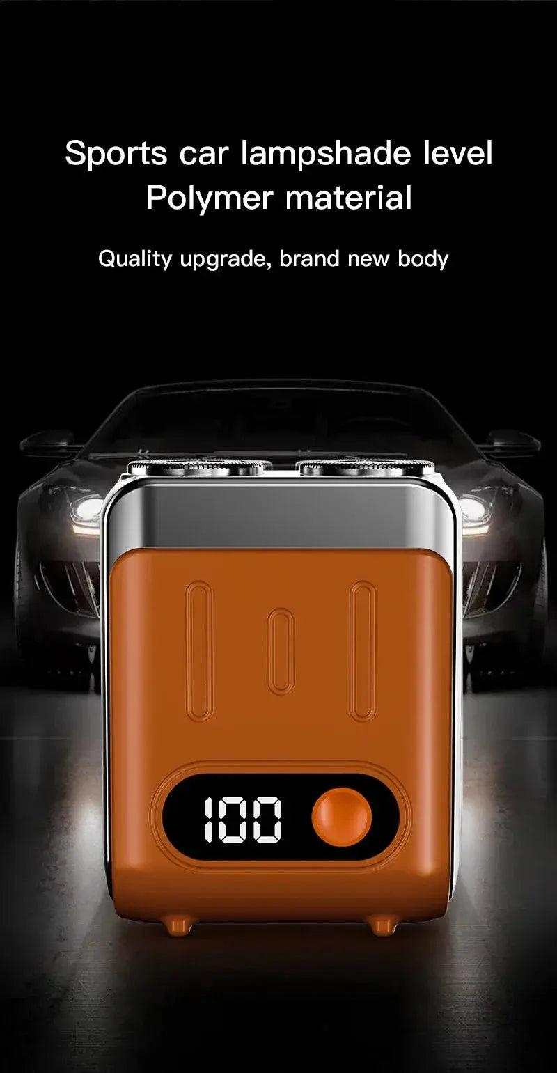 R20 Mini Electric Smart Shaver Shaver Digital Display Dual Blade Rechargeable Shaver Powerful Beard Trimmer Household Car Shaver Smart_Life_Tech
