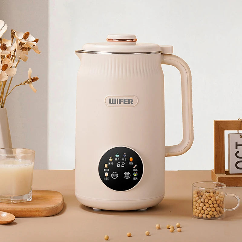 1200ML Electric Soybean Milk Machine Fully Automatic Intelligent Food Mixer Juice Machine 200V Electric Soybean Milk Machine
