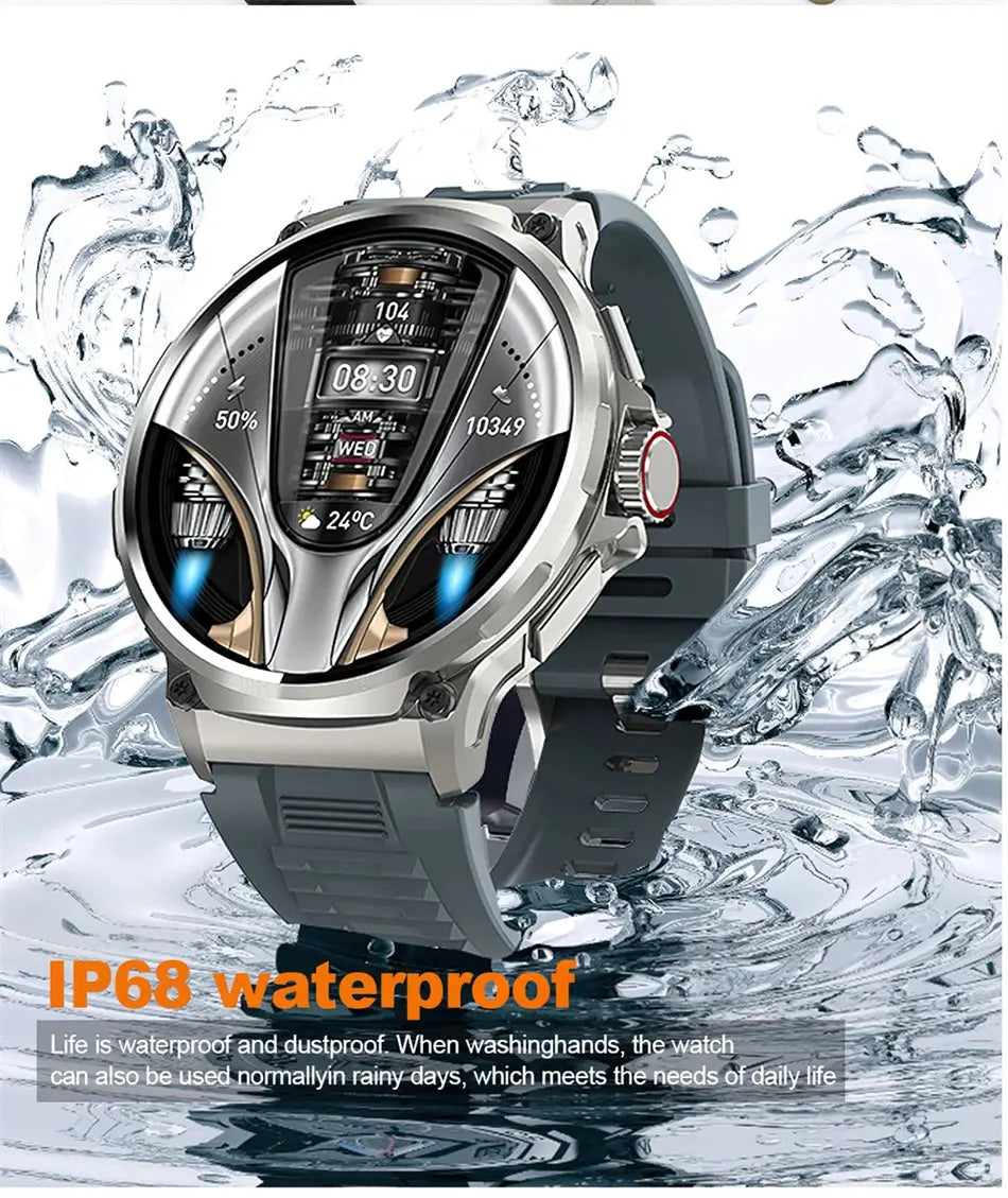 Men GPS Track Smart Watch 1.85 Inch Ultra HD AMOLED Screen Smart_Life_Tech
