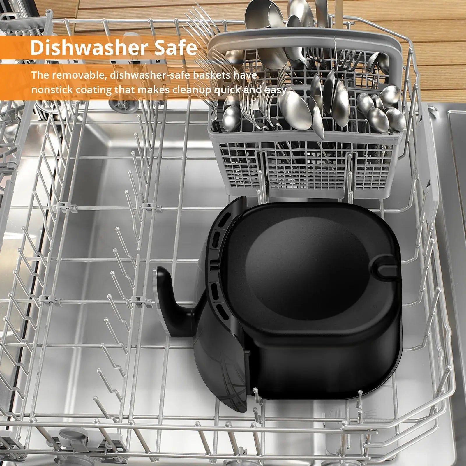 Air Fryer Oven Digital Large 7.7L Rapid Air Circulation,Air Fryers With Touch Screen Viewable Window Dishwasher Safe Accessories Smart_Life_Tech