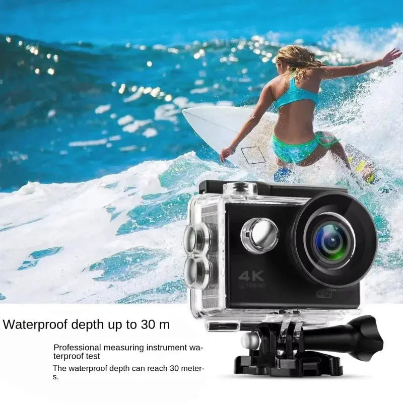 2.0" Action Camera Ultra HD 4K 30FPS WiFi Underwater Cameras Waterproof Helmet Bicycle Video Recording Cameras Outdoor Sport Cam Smart_Life_Tech