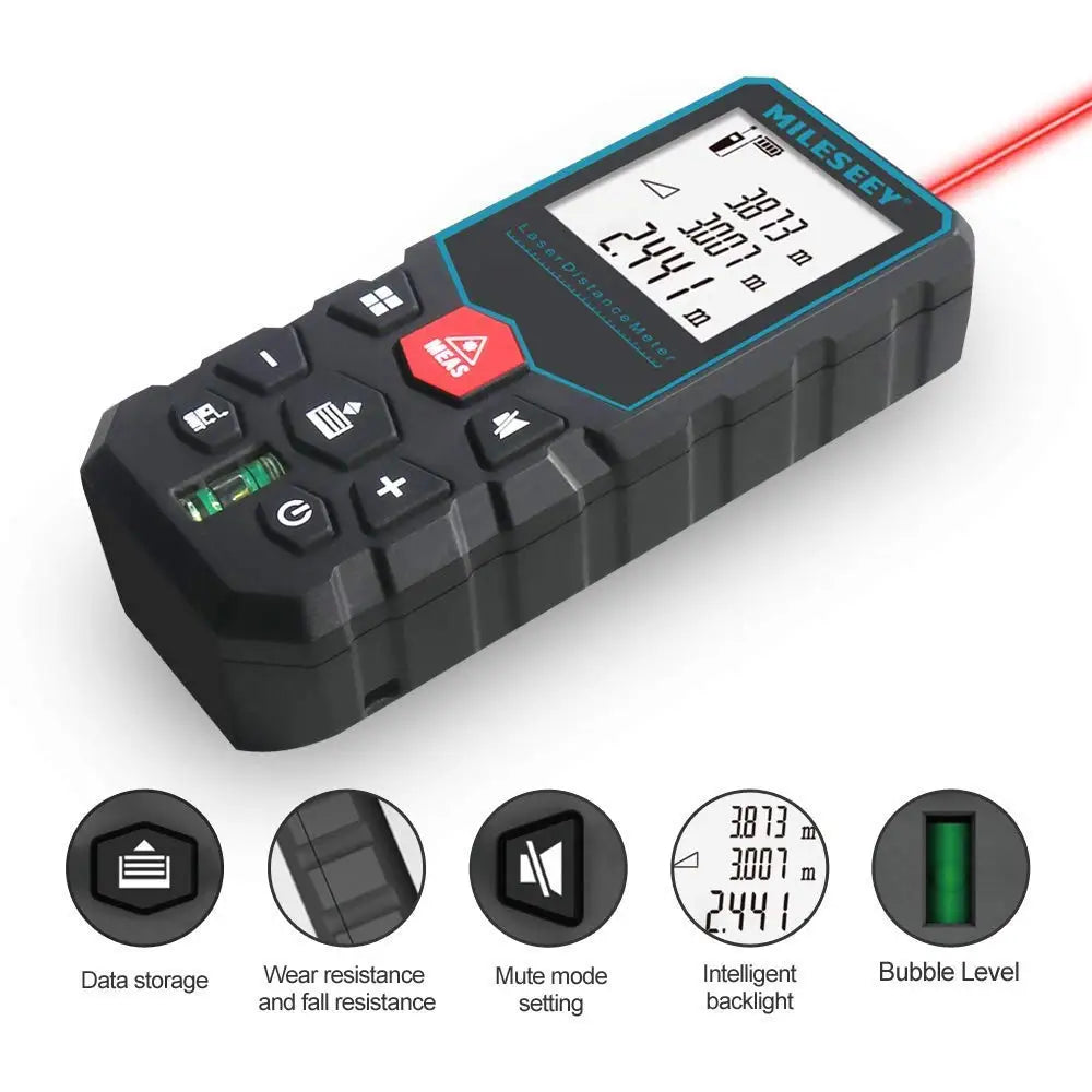 Mileseey X5 X6 S6 New Model Laser Rangefinder Tool Distance Measure Meter High Precision Instrument For Decorate House Kits