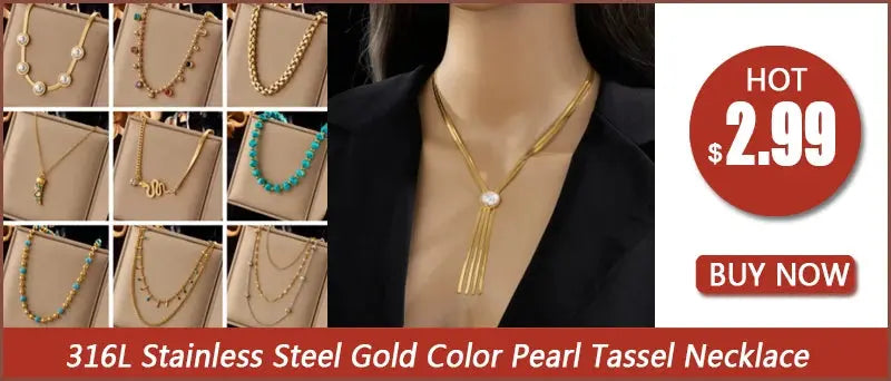 DIEYURO 316L Stainless Steel Gold Silver Color Twist Knot Necklace Bracelets For Womens Girl New Fashion Non-fading Jewelry Set Smart_Life_Tech