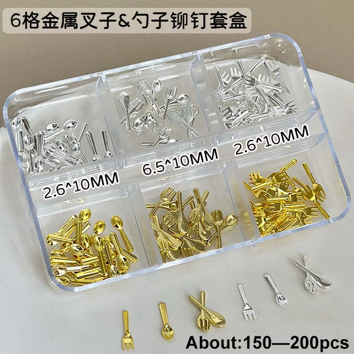 Ribbon Pearl Ball Nail Art Accessories Decorations Tools
