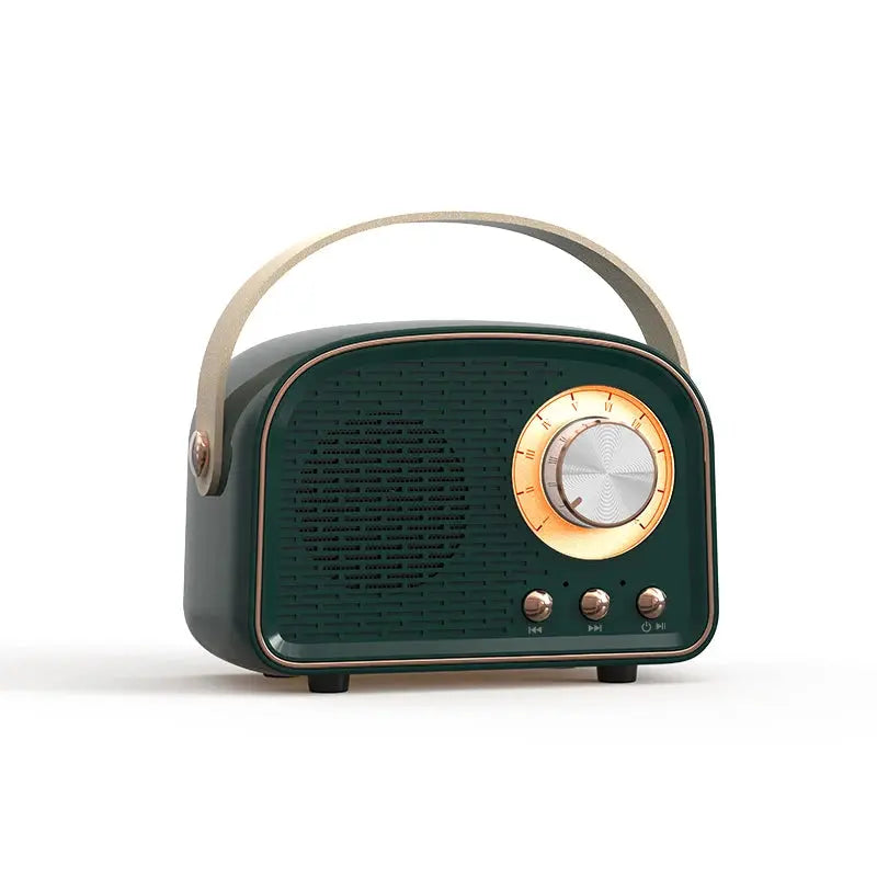 Retro Mini Bluetooth Speaker DW21 Classical Music Player Sound Stereo Subwoofer Portable Decoration Speakers Home Music Player Smart_Life_Tech