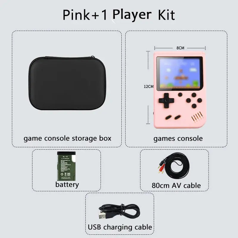 Built-in 500+ Classic arcade retro games Console for TV 5 inch Video Game Handheld Game Player for Game boy two player games Smart_Life_Tech