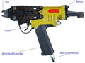 Alifix SC760C Pneumatic C-Ring Gun, Air Nail Gun , Hog Ring Plier , C-Ring Naier Original Authentic