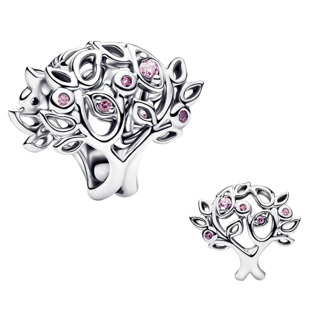 2026 New 925 Sterling Silver Four Leaf Clover Flower Dog Heart Pendant Bead fit DIY Women's Bracelets Necklaces Jewelry Gifts