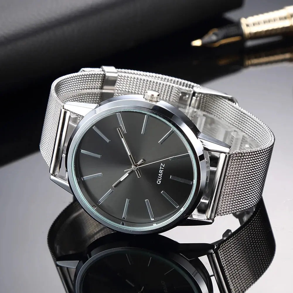 2025 Men Watches Top Brand Luxury Brown Leather Band Quartz Wristwatch Men's Casual Simple Watch Wrist Male Clock Reloj Hombre Smart_Life_Tech