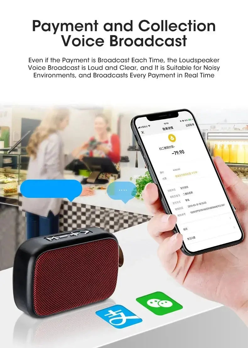 New Wireless  Speaker Outdoor Portable Subwoofer Mini Speaker Home Cloth Card Speaker Smart_Life_Tech