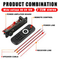 NEW 200W  Amplifier Bluetooth DIY MP3 WAV Decoder Board DC 12V 100W  Wireless Car USB MP3 Player TF Card Slot USB FM with Mic Smart_Life_Tech