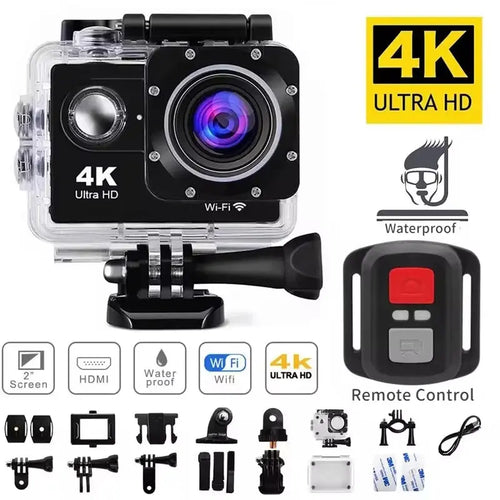 2.0" Action Camera Ultra HD 4K 30FPS WiFi Underwater Cameras Waterproof Helmet Bicycle Video Recording Cameras Outdoor Sport Cam Smart_Life_Tech