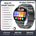 2026 New physical health Analysis Uric Acid Smart Watch Body Fat ECG+PPG BP Blood Oxygen HD Clock BT Call Smart Watch Men Women Smart_Life_Tech