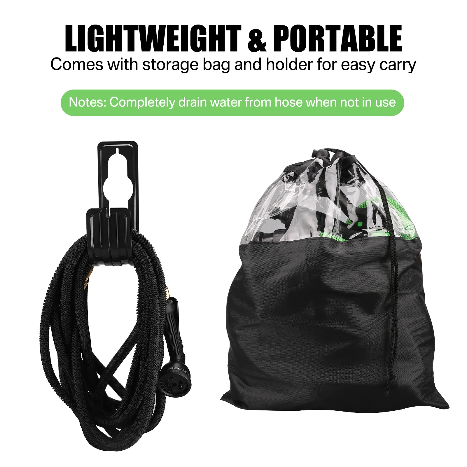 Expandable Magic High Pressure Car Cleaning Wash Hose With Spray Gun Set Outdoor Watering Irrigation Tool For Home Garden Plants