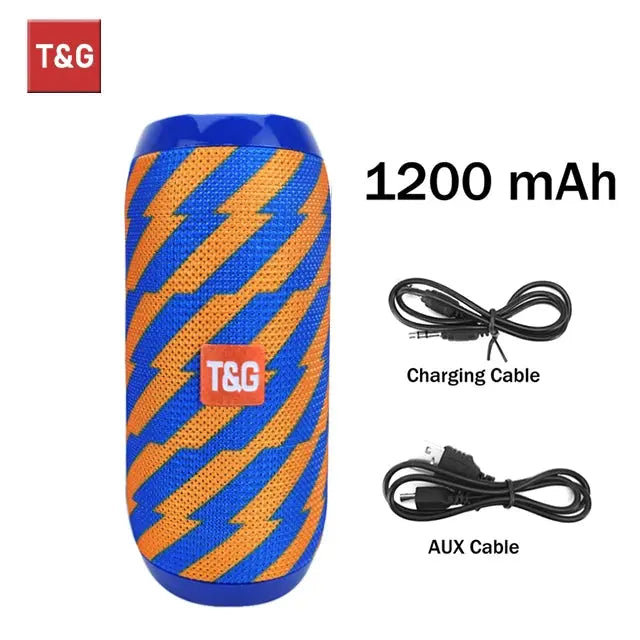 Bluetooth Speaker T&G TG117 Portable TWS Sound Box Waterproof Loudspeaker Outdoor Stereo Surround Speakers Support TF FM Radio Smart_Life_Tech